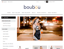 Tablet Screenshot of bouboudress.com